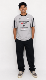 Men's Style Grey Oversized T-Shirt