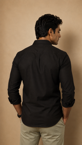 Black Linen Shirt