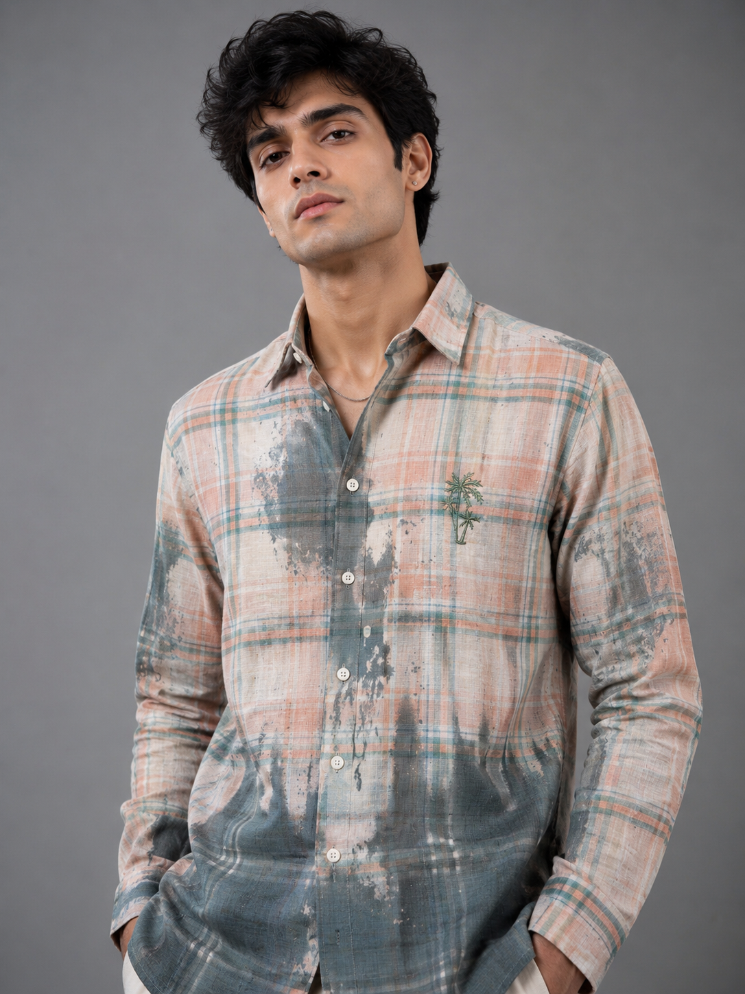 Premium Textured Check Shirt