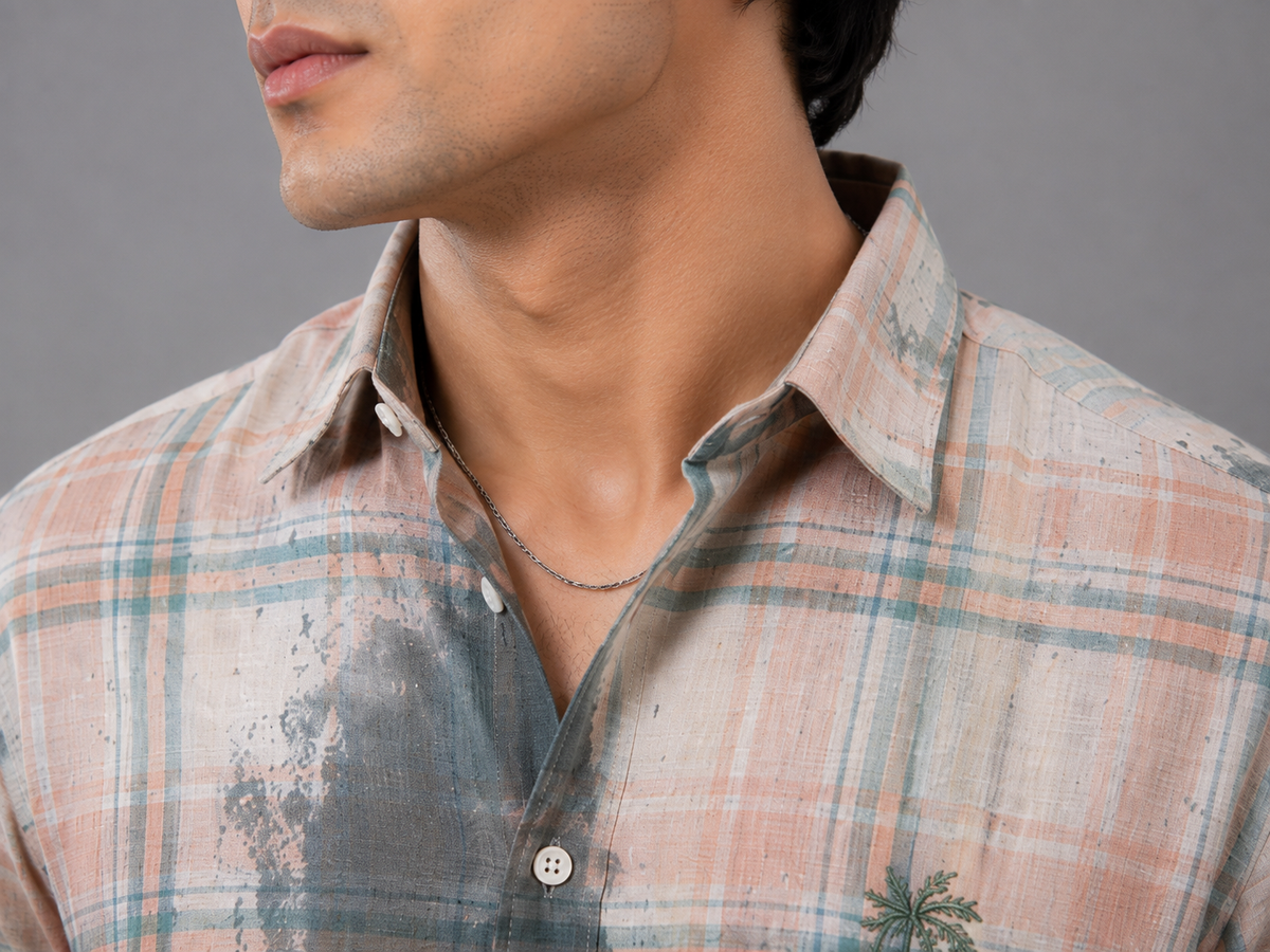 Premium Textured Check Shirt
