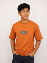 Men’s Premium Burnt Orange Oversized T-Shirt
